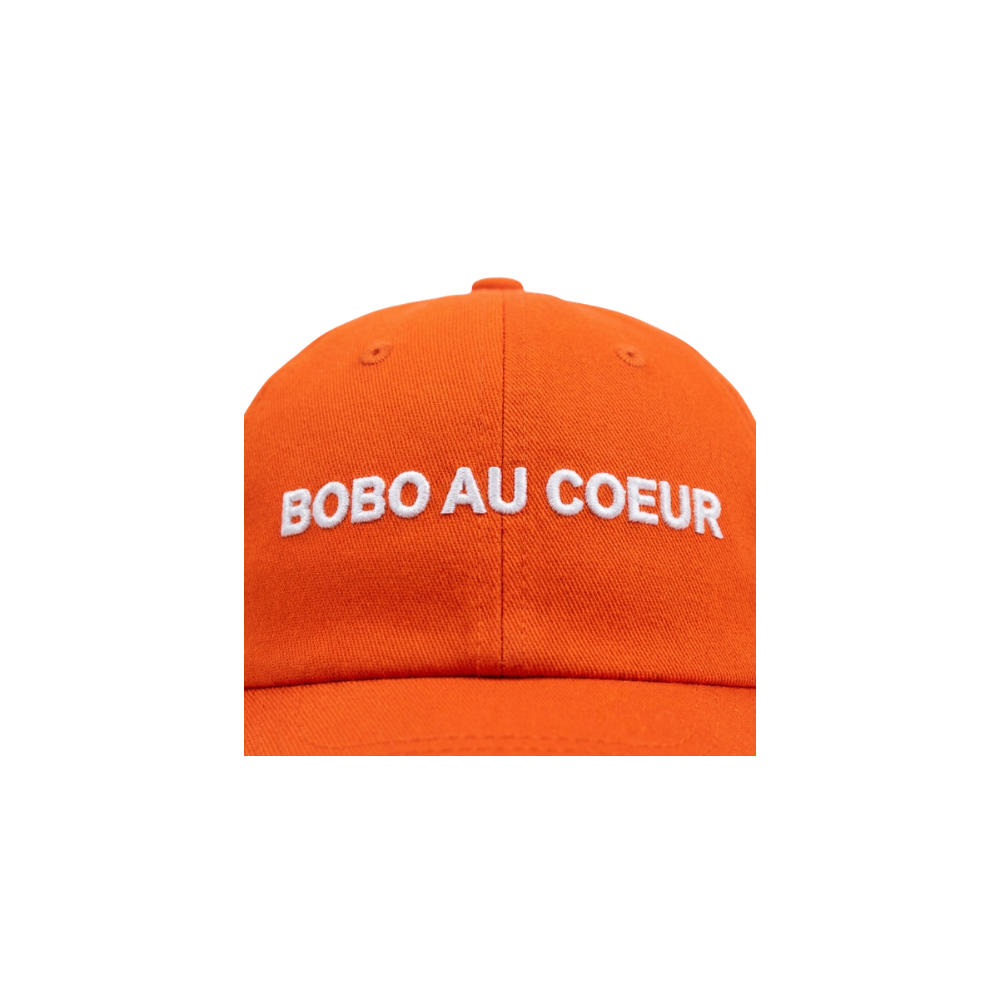 Casquette Bobo au Cœur Orange
