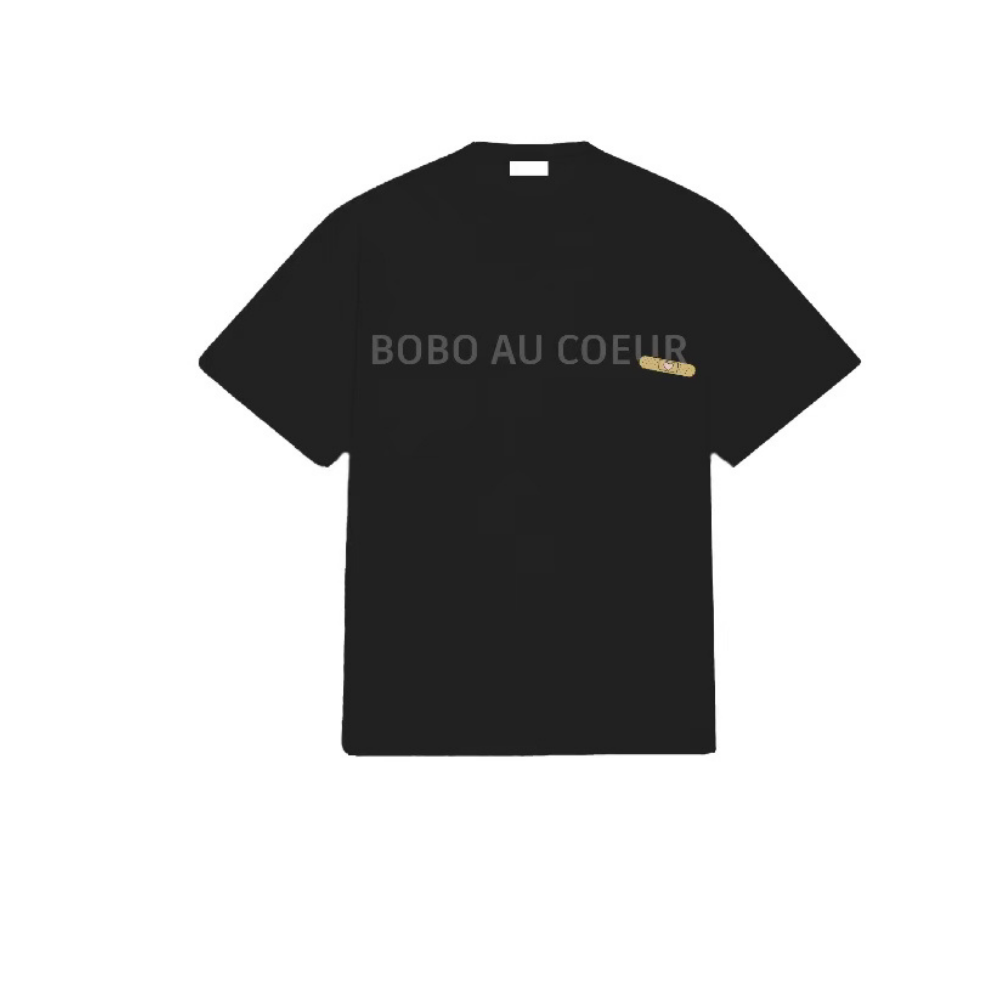 Ensemble Noir Bobo au coeur