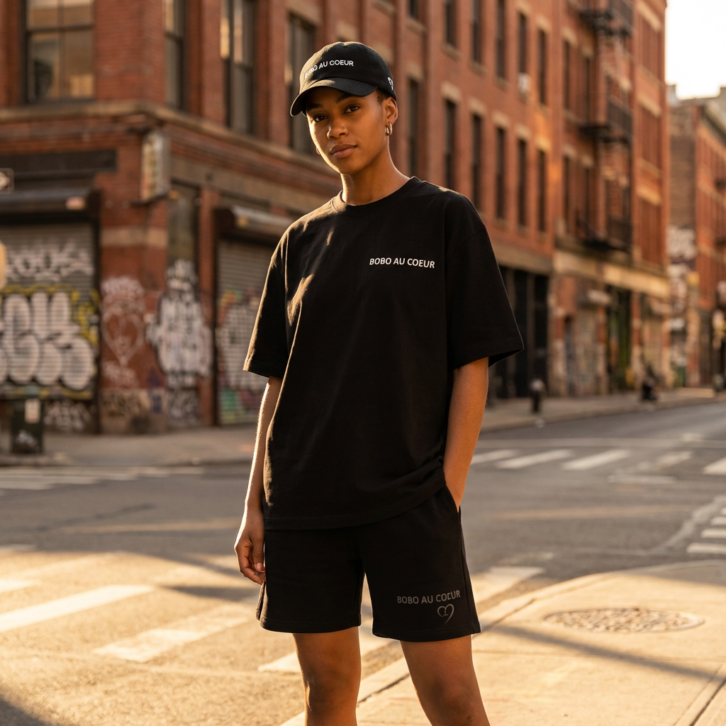 Casquette Bobo au Cœur Noir